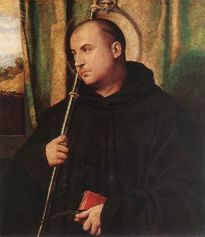 MORETTO da Brescia A Saint Monk atg Germany oil painting art